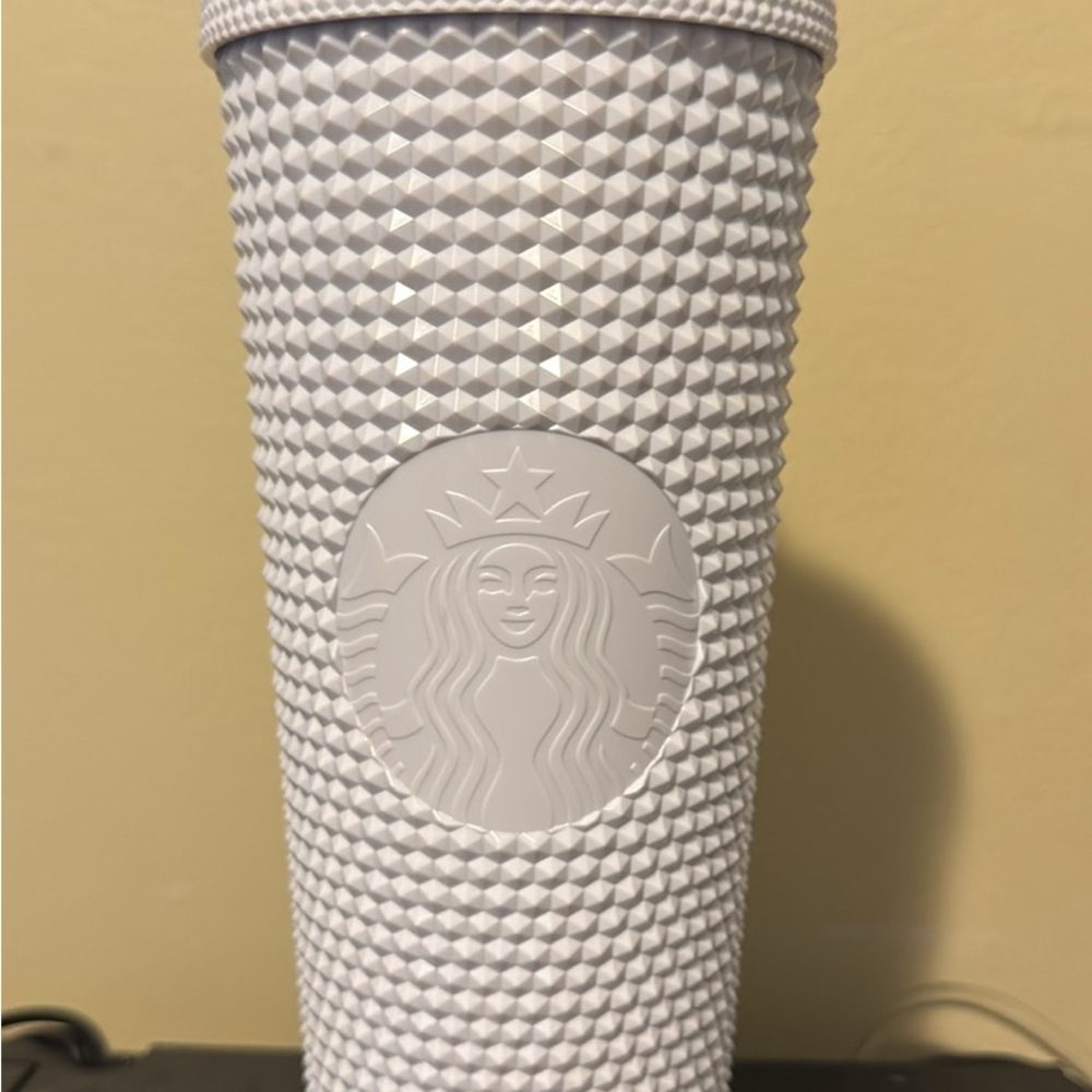 Starbucks White Geometric Tumbler